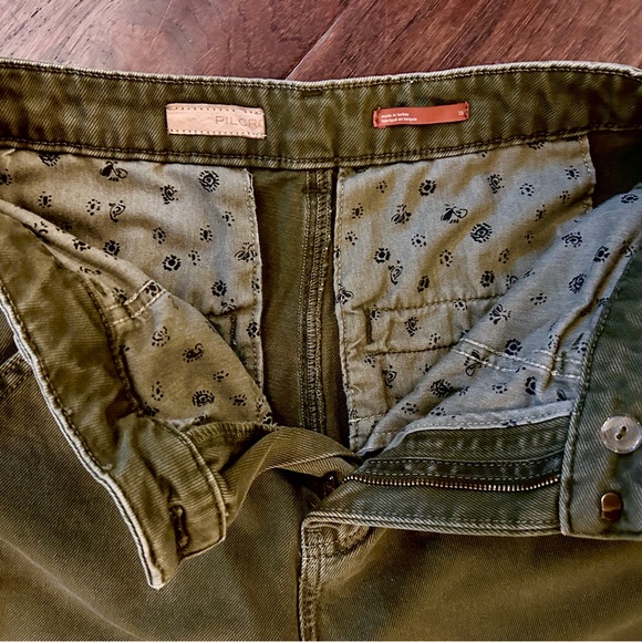 Pilcro Olive Green Cargo Utility Pants – Size 25 - Picture 2 of 7